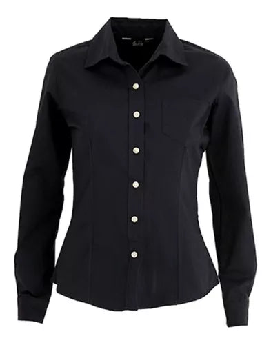 Blusa Manga Larga Polycotton Marca Dacache Dama